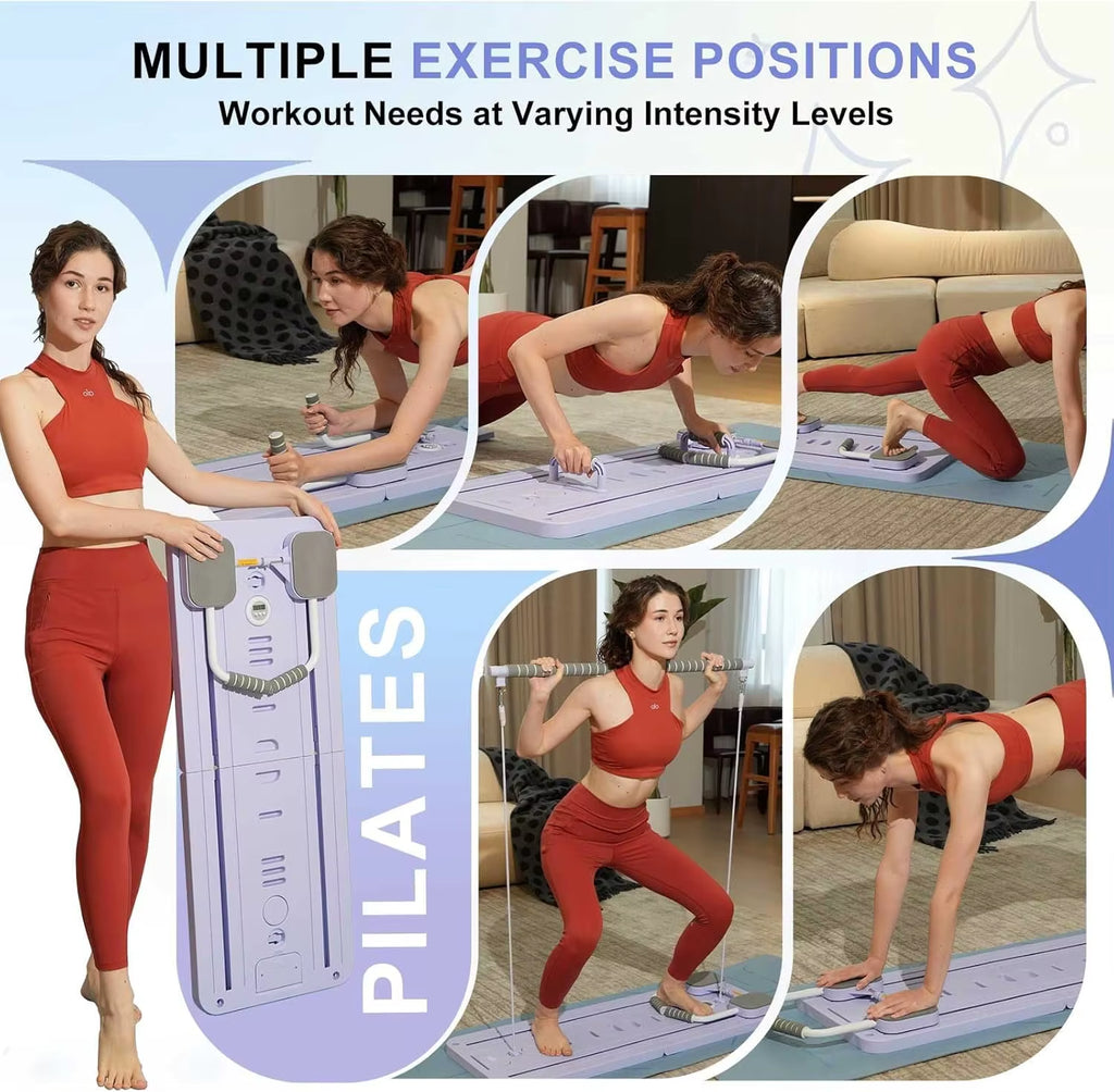 Multifunctional Fitness Board for Pilates and Core Workouts - Abdominal and Push-Up Training Equipment