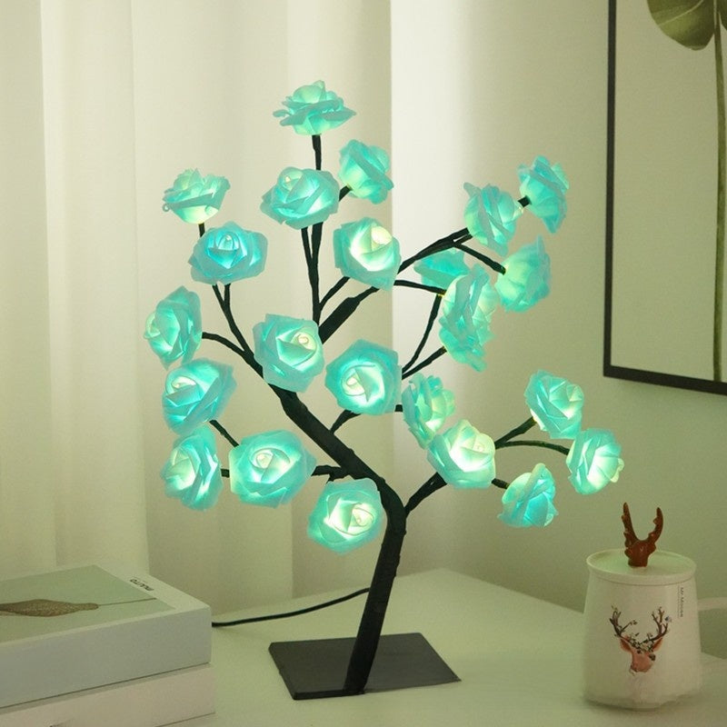 USB Powered Rose Tree Night Light