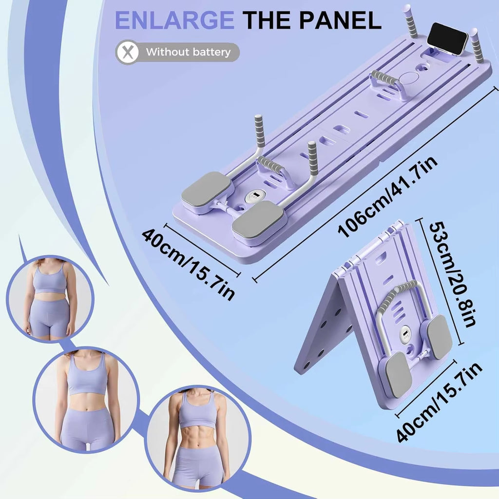 Multifunctional Fitness Board for Pilates and Core Workouts - Abdominal and Push-Up Training Equipment