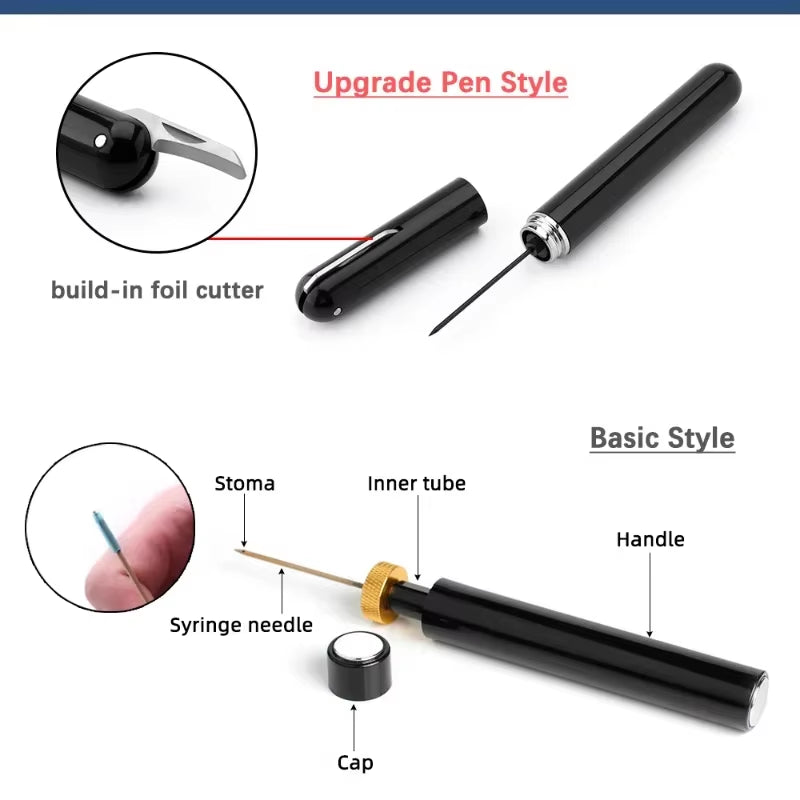 Uncork Your Favorite Bottle Effortlessly with Our Safety Air Pump Wine Opener! 🍷✨